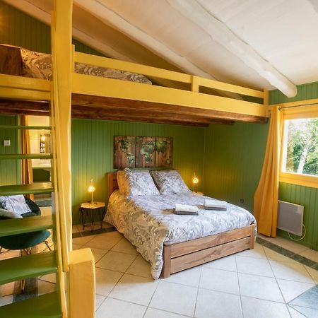 Au Temps Suspendu Villa Saint-Martin-d'Oydes ภายนอก รูปภาพ