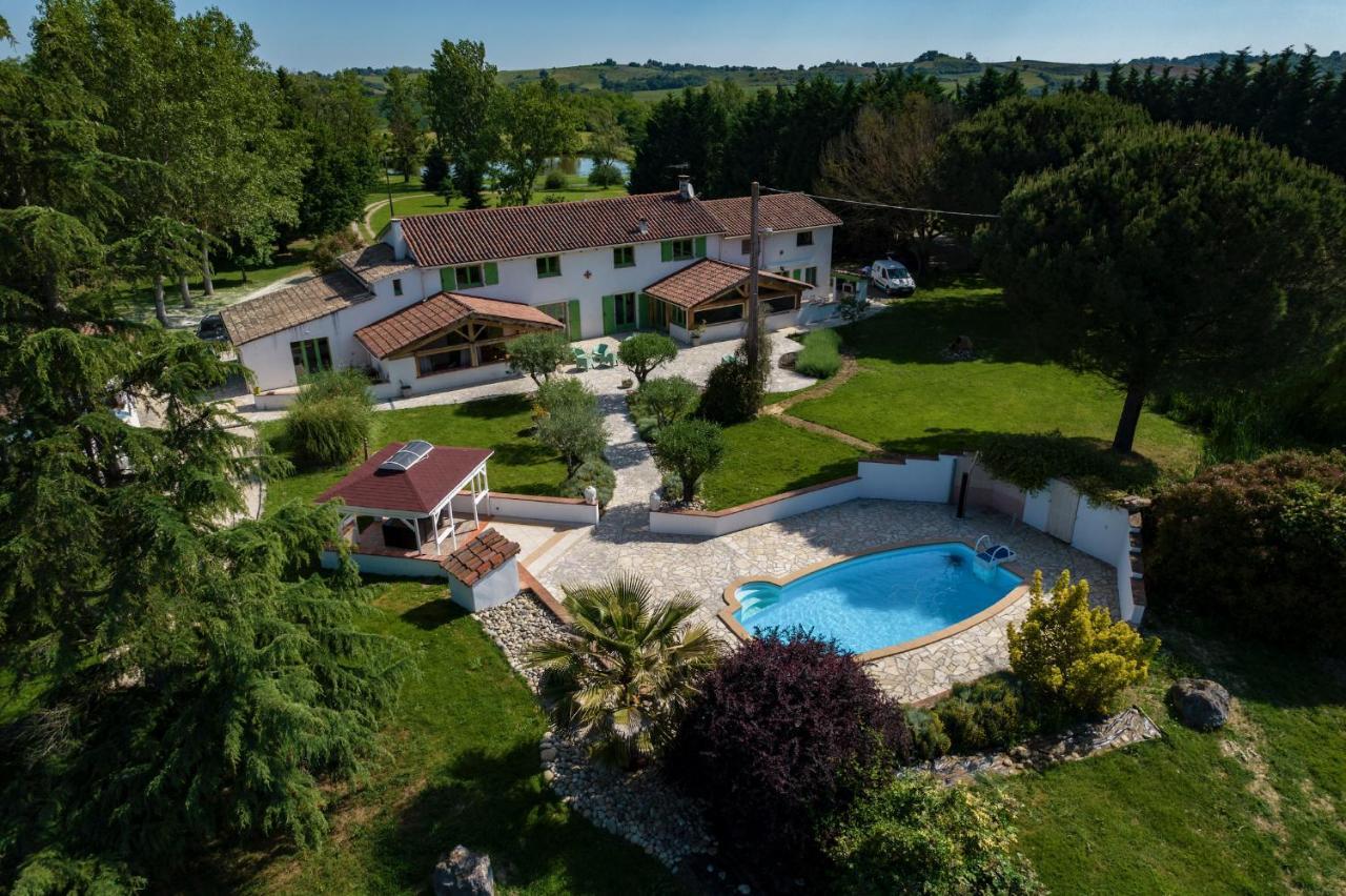 Au Temps Suspendu Villa Saint-Martin-d'Oydes ภายนอก รูปภาพ