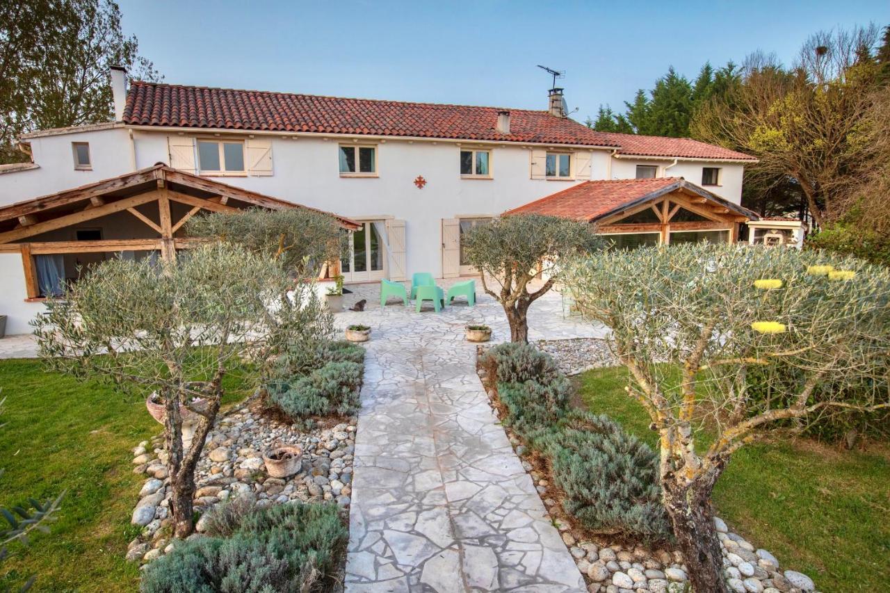 Au Temps Suspendu Villa Saint-Martin-d'Oydes ภายนอก รูปภาพ