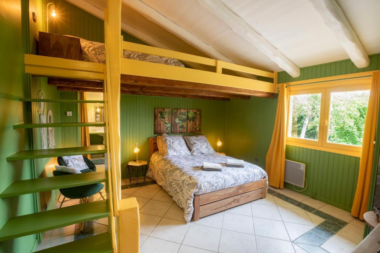 Au Temps Suspendu Villa Saint-Martin-d'Oydes ภายนอก รูปภาพ