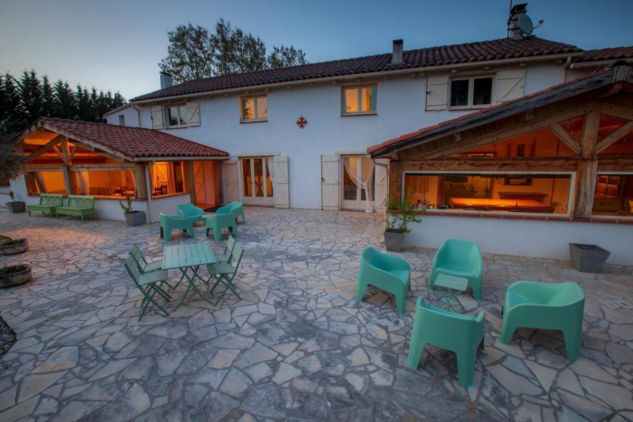 Au Temps Suspendu Villa Saint-Martin-d'Oydes ภายนอก รูปภาพ