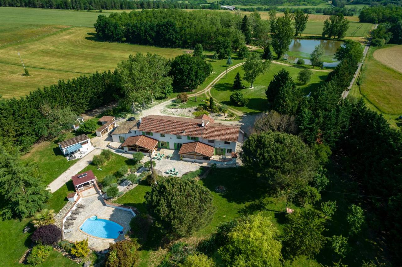 Au Temps Suspendu Villa Saint-Martin-d'Oydes ภายนอก รูปภาพ