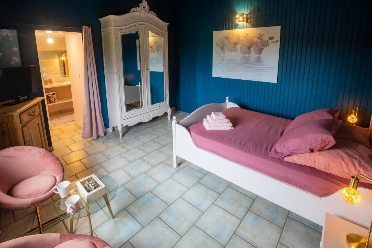 Au Temps Suspendu Villa Saint-Martin-d'Oydes ภายนอก รูปภาพ