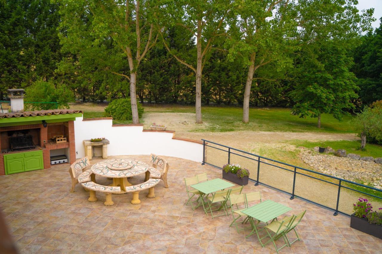 Au Temps Suspendu Villa Saint-Martin-d'Oydes ภายนอก รูปภาพ